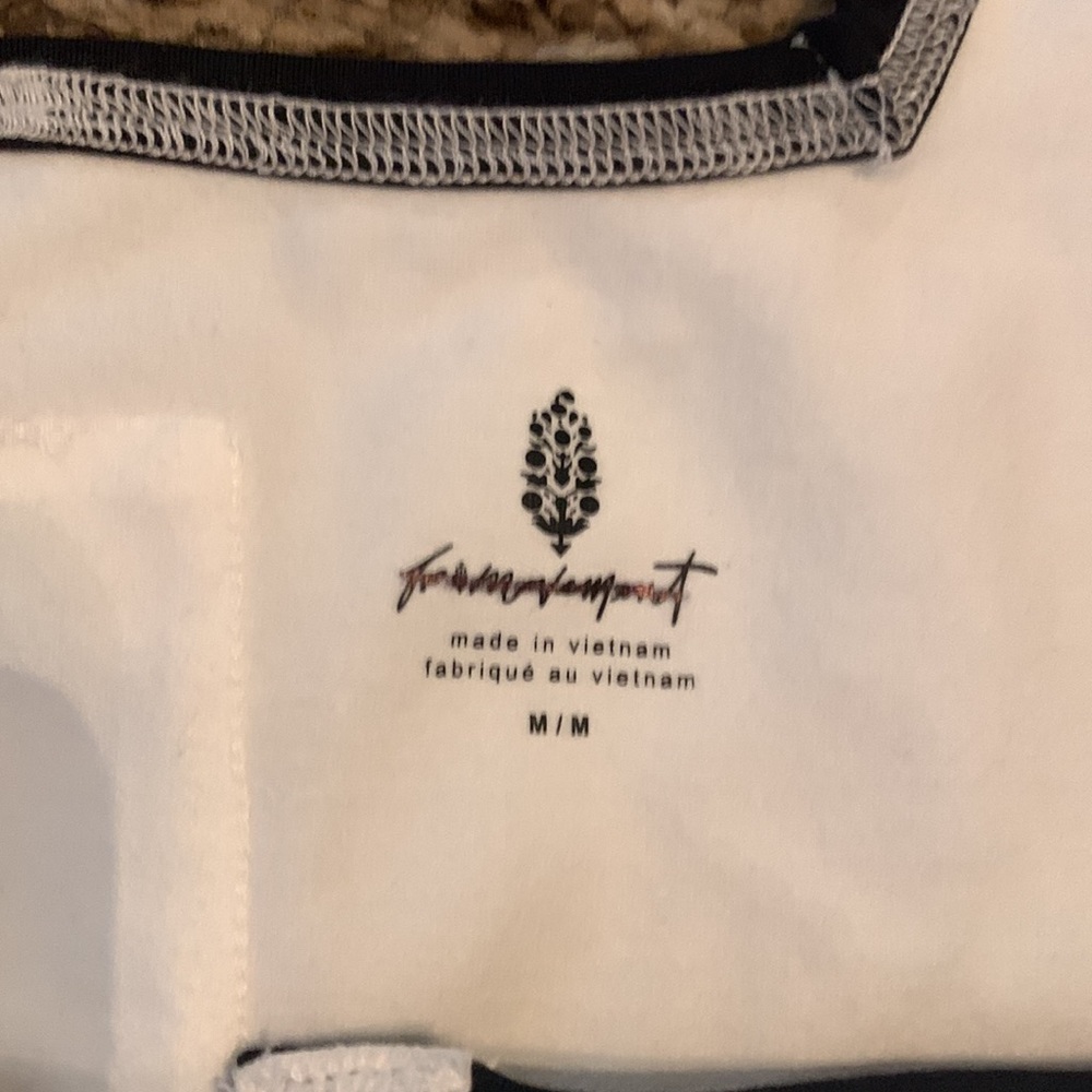 Free People Movement New Flow Henley Tank Top White NWOT - Picture 6 of 9